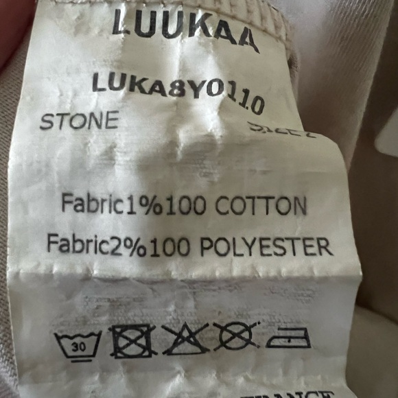 New with Tag LUUKAA Oversized Asymmetrical Tank Top Size 2 USA 10 💃 - Picture 8 of 9